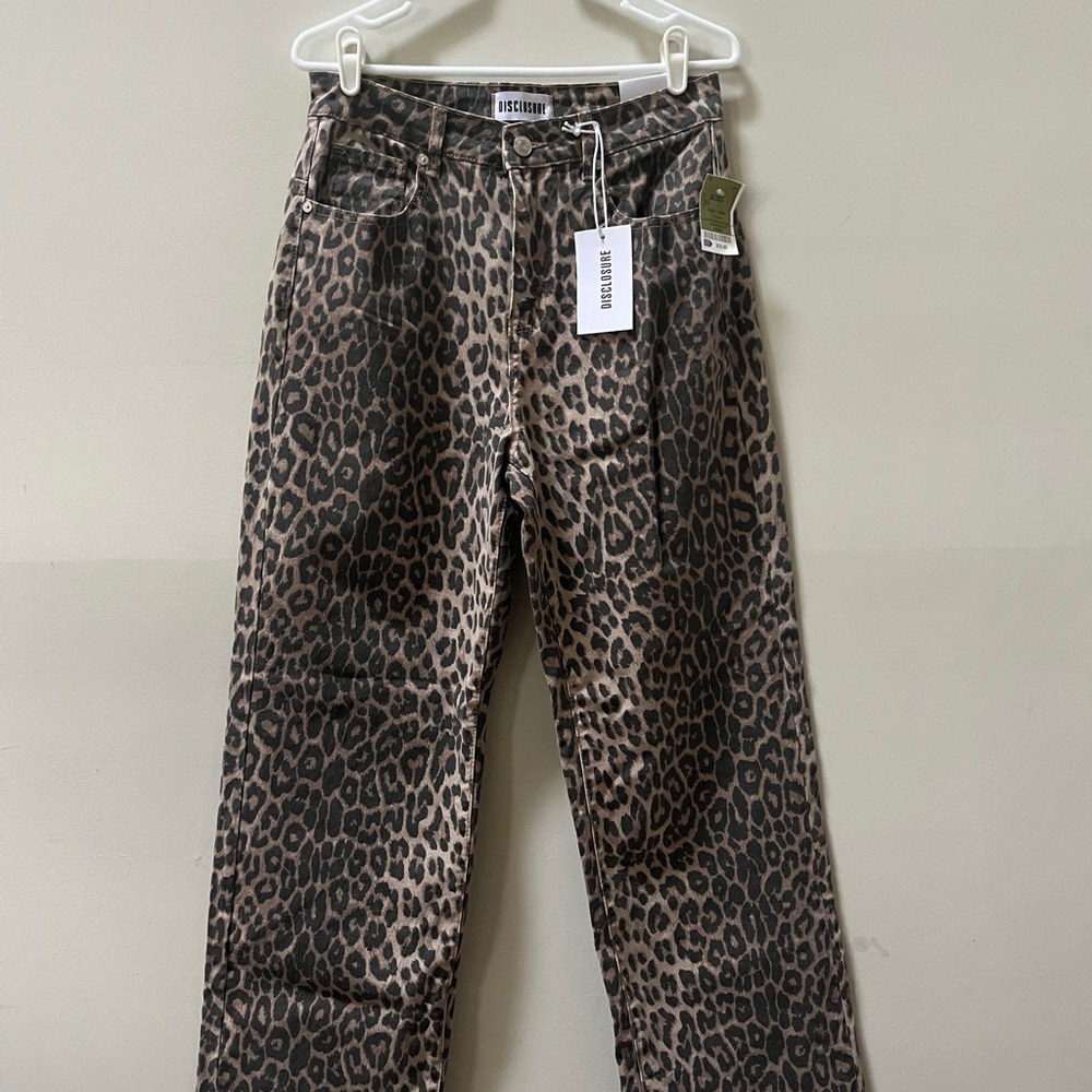 Leopard Print Women Jeans
